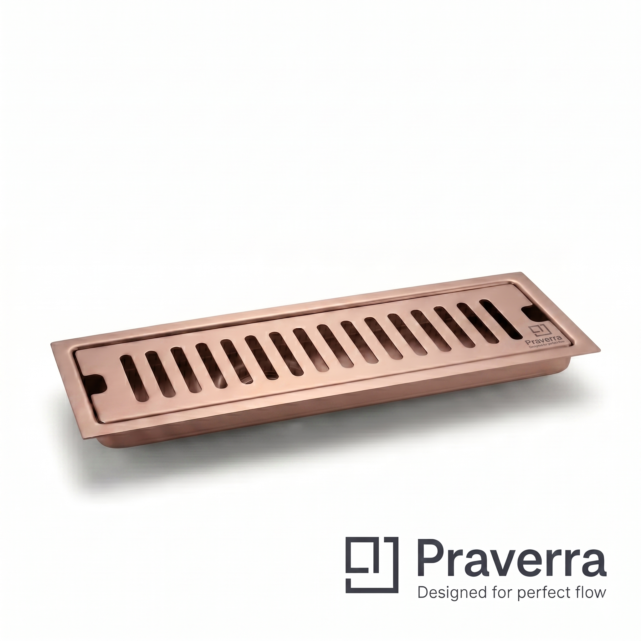 Praverra Shower Drainer Rose Gold